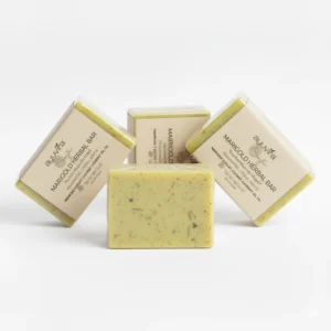 Marigold Herbal Bar – Genda Soap for Glowing Skin (115g) (Pack 4)