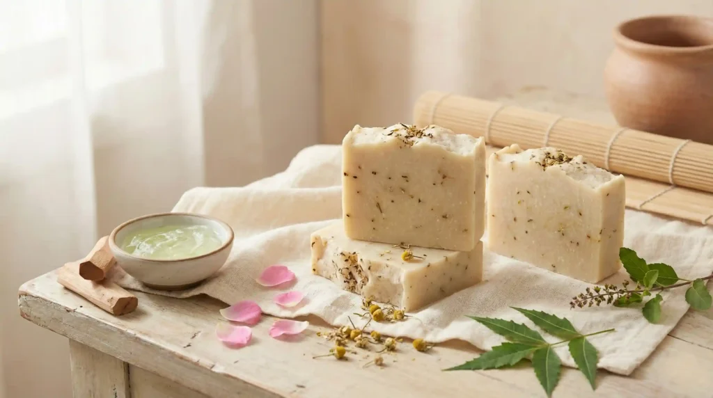 Ayurvedic soap for sensitive skin India