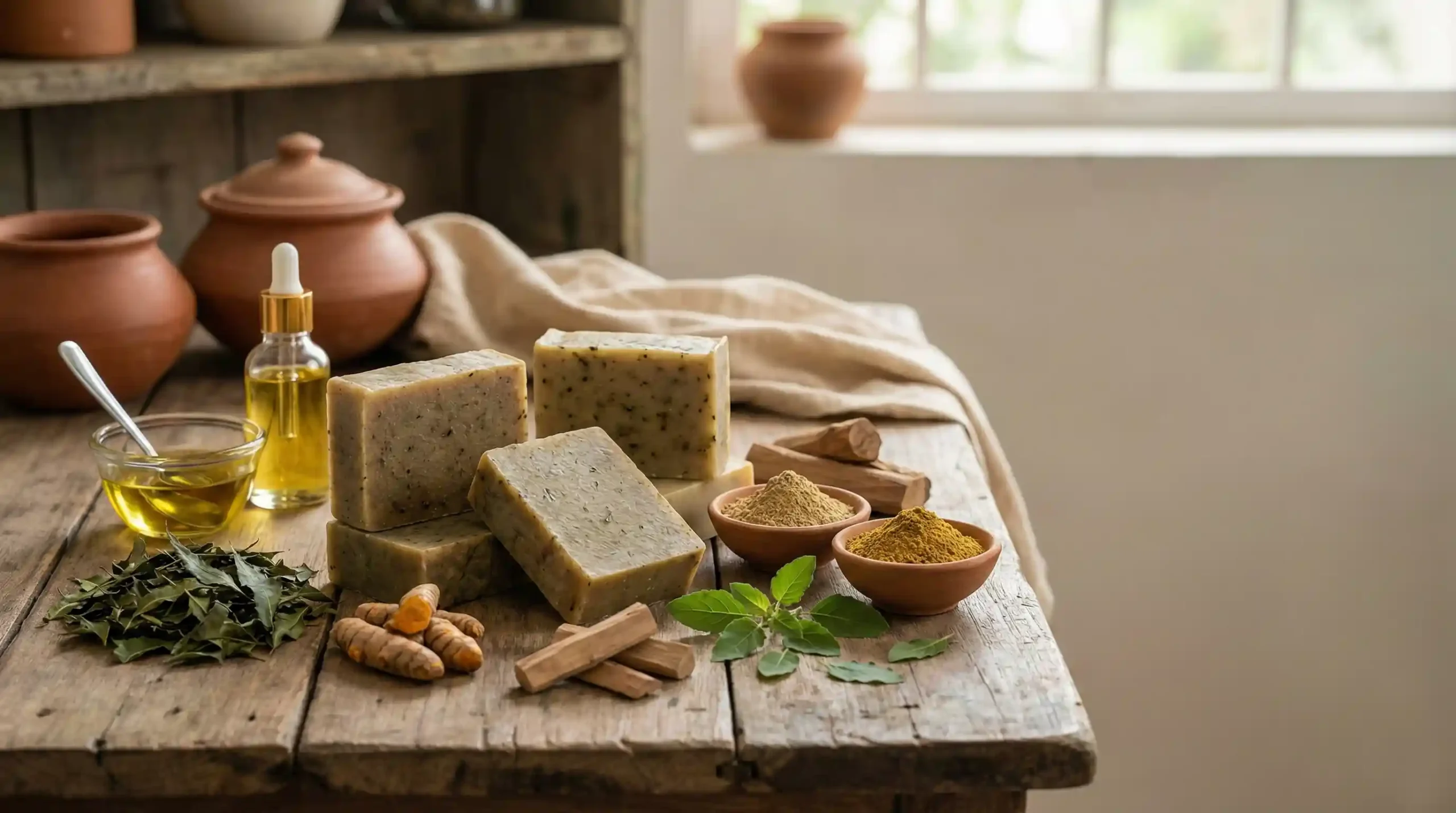 Handmade Ayurvedic Soap India